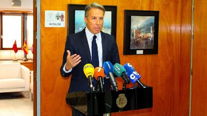 El alcalde, Fulgencio Gil, celebra la dotacin regional de 5,5 millones de euros para la ejecucin del tramo final del colector sur de saneamiento del polgono de SAPRELORCA