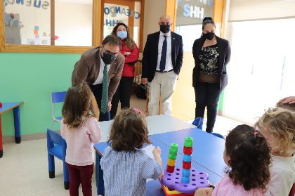 El Ayuntamiento de Lorca habilita una nueva aula en el Punto de Atencin a la Infancia de La Paca