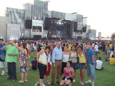 Ruiz Montalvn acompa a los jvenes lorquinos en su viaje al Rock in Ro Madrid