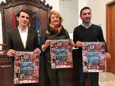 El Teatro Guerra acoger el 28 de diciembre a las 19 horas la representacin de la obra ''Lo que piensas'' de la dramaturga lorquina Marisol Morente