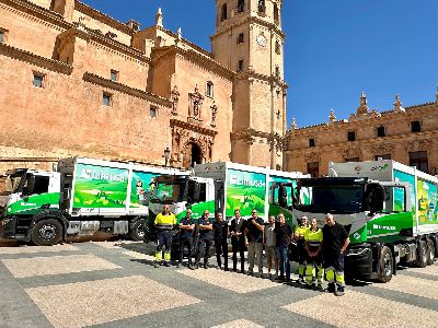 Lorca se posiciona a la vanguardia en la gestin de residuos con la modernizacin de su flota de camiones recolectores