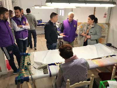 El Ayuntamiento, a travs de los programas de empleo, mejora el Recinto Histrico del Calvario y el taller de bordados del Paso Morado