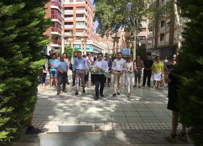 Lorca recordar, este viernes, al concejal Miguel ngel Blanco en el 23 aniversario de su asesinato a manos de ETA