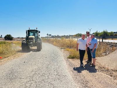  El plan de desbroce puesto en marcha por el Ayuntamiento de Lorca entra en su recta final 