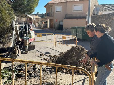 Finalizan las obras de mejora de la acometida de agua en la Asociaci�n de Mujeres La Parroquia