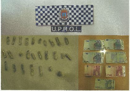 La Polica Local de Lorca detiene a 2 personas como presuntos autores de delitos de trfico de drogas y a otras 2 por hurtos y daos en explotaciones agrcolas en Tercia
