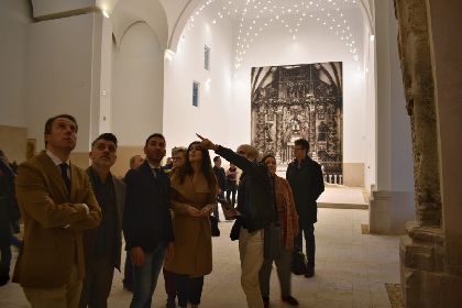 El Alcalde y la Consejera de Cultura visitan las obras de rehabilitacin de la iglesia de San Pedro en la que se han invertido ms de 550.000 euros