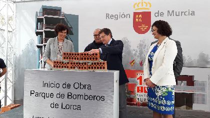 La Comunidad inicia las obras del nuevo parque de bomberos de Lorca que se prev que concluyan en un ao
