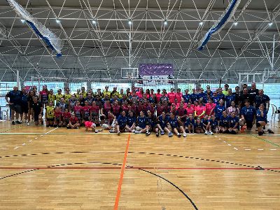El Complejo Deportivo Felipe VI de Lorca acoge un nuevo torneo de voleibol femenino dentro de los JDG
