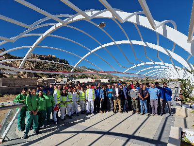 El Ayuntamiento de Lorca culmina los trabajos de acondicionamiento de la Pasarela Alcalde Miguel Navarro