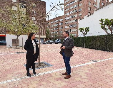 El Ayuntamiento de Lorca culmina la renovacin del pavimento del parque de la Alameda Doctor Gimeno Baduell