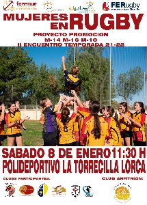 El CD La Torrecilla acoge, este sbado, un taller de entrenamiento de rugby dirigido a mujeres jvenes de Lorca
