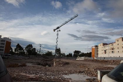 El Ayuntamiento de Lorca concede la autorizacin para instalar en La Via la gra de otro edificio de 24 viviendas