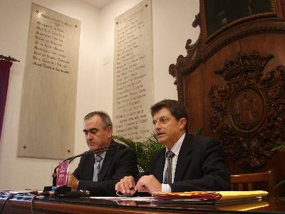 El Alcalde de Lorca consigue el compromiso del Delegado del Gobierno para que medie ante el Gobierno Central en la financiacin del Auditorio