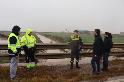 El temporal de lluvia en Lorca no ocasiona incidencias graves y deja en las ltimas horas 60 litros por metro cuadrado
