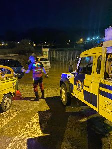 Los servicios tcnicos municipales trabajan para solventar las leves incidencias causadas por la tromba de agua