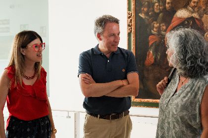 El alcalde de Lorca recibe a la escritora Inma Pelegrn tras alzarse con el Premio Lumen 2025 por su primera novela, Fosca