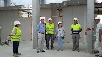 Las obras del IES Francisco Ros Giner de Lorca concluiran en septiembre
