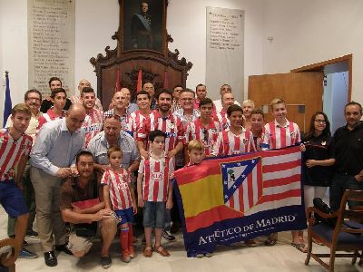 El Concejal de Deportes recibe a los miembros de la nueva Pea Atltica ''Castillo de Lorca''