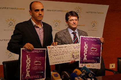 La Pea Caballista ''Al-Bino'' de Caravaca dona 12.000 ? a la Mesa Solidaria para los afectados por los sesmos, procedente de la venta de la pulsera morada ''Ayudemos a Lorca''