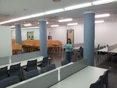 El Ayuntamiento mejora la iluminacin de la sala de estudios del Centro Cultural y ampla su capacidad con 40 nuevas plazas, pasando a contar con 226