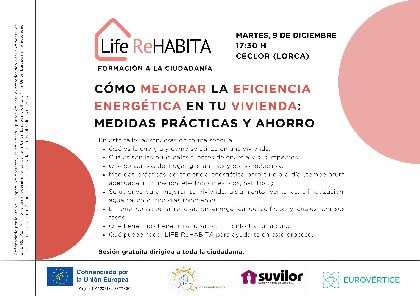 Sesin formativa gratuita sobre cmo mejorar la eficiencia energtica en tu vivienda: medidas prcticas y ahorro
