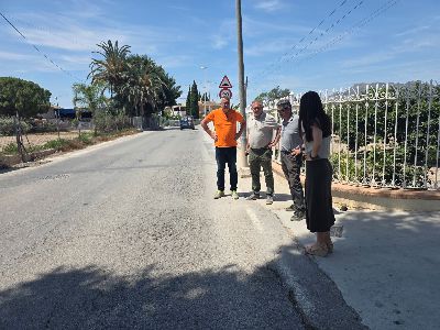 El Ayuntamiento de Lorca invierte cerca de 290.000 euros en la mejora de caminos rurales de La Hoya, Tercia y Campillo