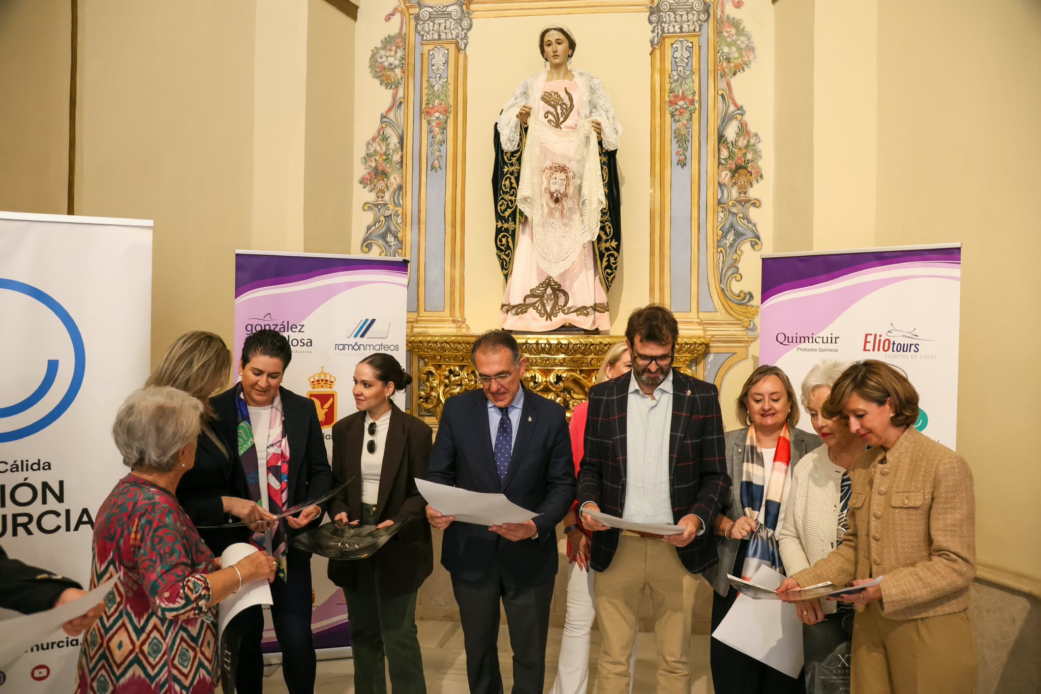 Una exposici�n, un concierto de m�sica cofrade y una procesi�n extraordinaria conmemorar�n en Lorca los 25 a�os de la salida de la Santa Mujer Ver�nica en andas