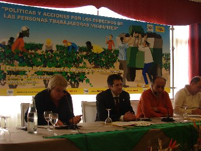 Jdar inaugura en Lorca el II Encuentro Internacional de Migraciones Via Campesina