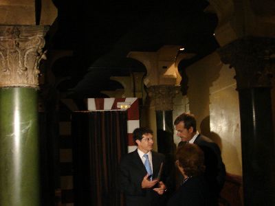 Jdar y Medina inauguran la exposicin ?Los aromas de al-Andalus? de la Fundacin La Caixa en la Plaza Caldern