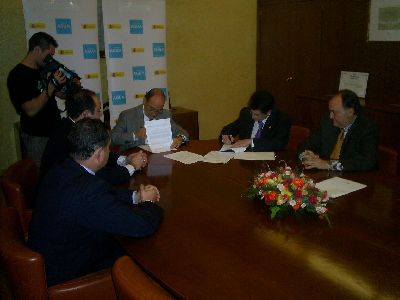 Jdar firma con la CHS la constitucin de una comisin para el cerramiento de la rambla de Tiata