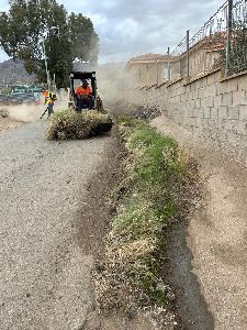 El Gobierno de Lorca realiza la mayor ejecucin de desbroce de la historia en el municipio sumando cerca de 800 kilmetros de mrgenes de carreteras y caminos 