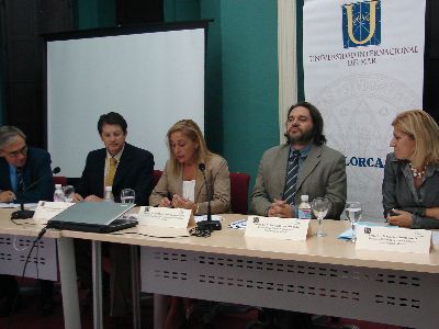 La consejera de Hacienda, Jdar y el vicerrector de Extensin Universitaria de la UMU inauguran el X curso sobre fiscalidad de la Universidad del Mar