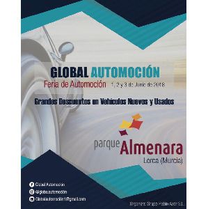El Centro Comercial Parque Almenara acoger este fin de semana ''Global Automocin'', una feria de la ocasin en la que se podrn adquirir vehculos con grandes descuentos