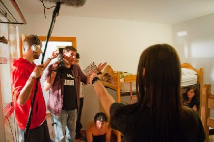 Clausura de las actividades juveniles del programa DIVERSA con la proyeccin del cortometraje FACEGAME