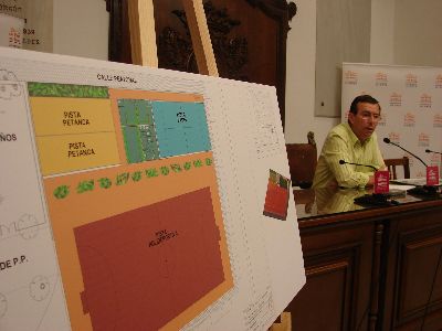 Francisco Montiel anuncia que el Ayuntamiento construir instalaciones deportivas en ?Los Jopos?