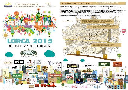 28 establecimientos hosteleros de Lorca participarn en ''de tapas en feria 2015'' para disfrutar de nuestra gastronoma durante la Feria 