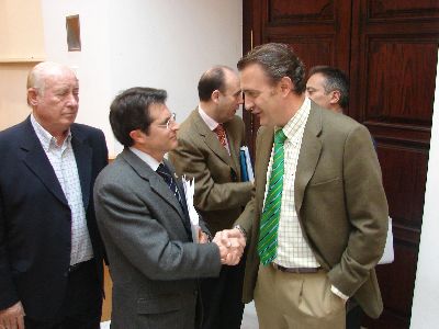 Francisco Jdar muestra el respaldo del Ayuntamiento de Lorca al Patronato de San Juan de Dios y el Asilo de San Diego