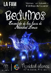 El espectculo Beduinos protagonizar este viernes el tradicional encendido de las luces de Navidad a las 19.30 en la Plaza de Caldern