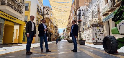 Las calles del casco histrico de Lorca contarn, por quinto ao consecutivo, con toldos para reducir la temperatura