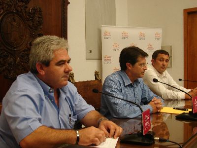 El Alcalde de Lorca y el presidente de la CHS se emplazan a la firma de un convenio de colaboracin para estudiar la mejor forma de cubrir la rambla de Tiata.