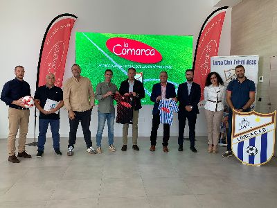 El Ayuntamiento respalda el compromiso del grupo empresarial ''La Comarca'' con el Lorca Club de Ftbol Base
