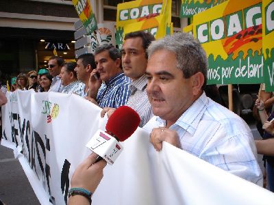 El Ayuntamiento de Lorca califica de injusto el trasvase aprobado desde el Tajo y afirma que pinta de negro el futuro de los agricultores