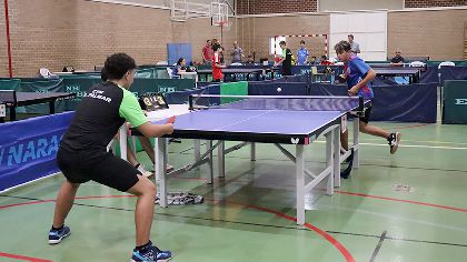 El 'Open Ciudad de Lorca' de tenis de mesa re�ne a 130 jugadores en dos intensas jornadas de competici�n dentro de los 47� JDG