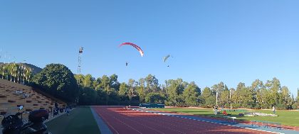 Cuarenta pilotos en la concentracin nacional de parapente