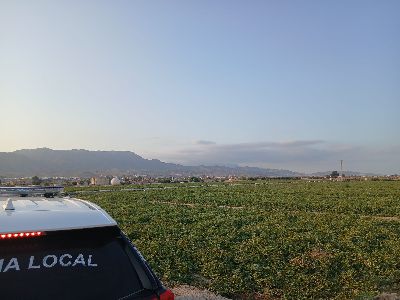 La Polic�a Local despliega m�s de un centenar de controles, practica siete detenciones e incrementa la vigilancia en las zonas agr�colas de Lorca durante la �ltima semana