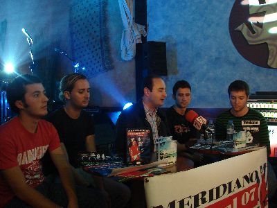 El grupo The Shame (ganador del Meridiano Musical 2007), presenta su disco