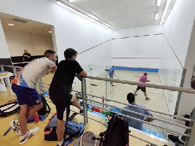 Adrin Gracia y M Lo Villar ganan el Campeonato Nacional de Squash incluido como novedad en el calendario de los 43 JDG