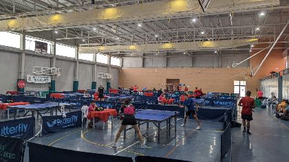 El Open de tenis de mesa de los JDG congrega a 80 palistas de diferentes puntos de la Regin, Valencia y Andaluca 
