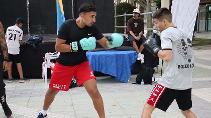 Los JDG se ponen los guantes para acercar el boxeo a la ciudadan�a de la mano del Club Boxeo Los �lamos 